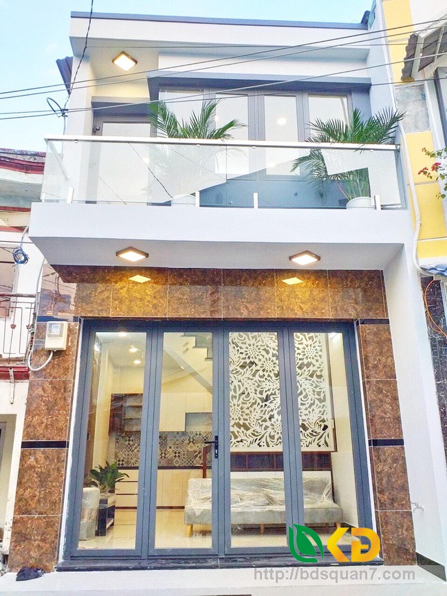 Bán nhà 1 lầu mới đẹp hẻm 502 đường Huỳnh Tấn Phát Quận 7